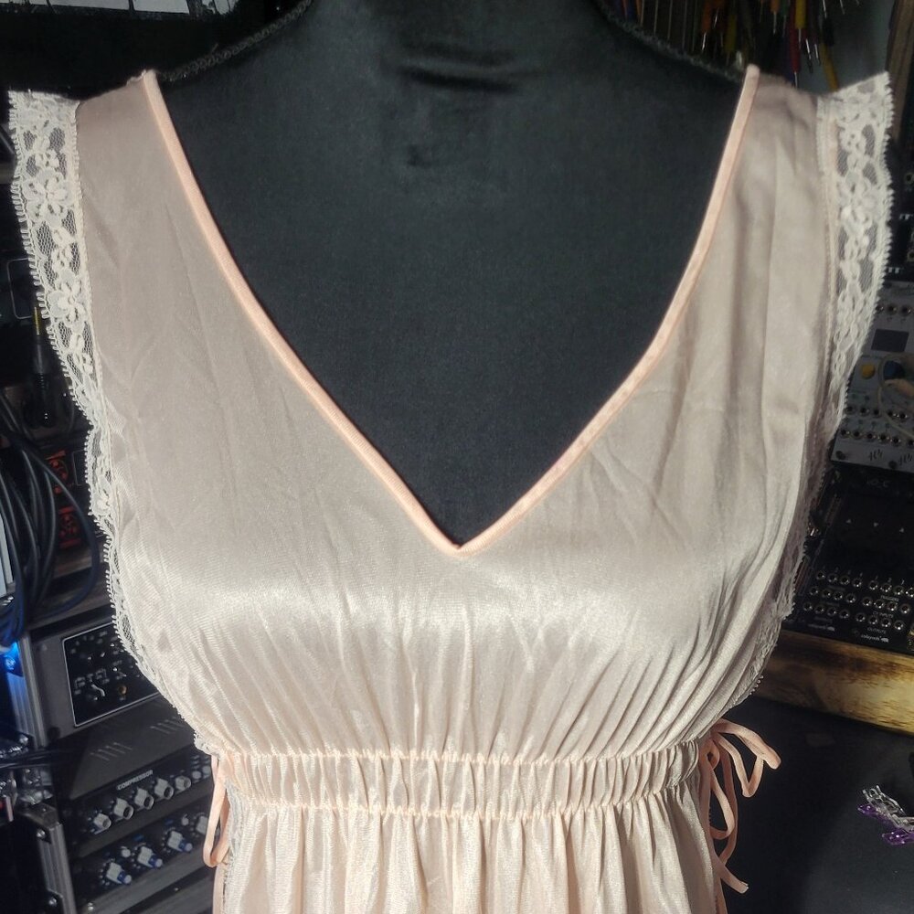 Pink Vintage Sleepwear Dress